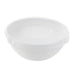 Combo bol CookShow verre opale + couv en plastique PP Ø 10,5 cm H 5 cm - 36 unités