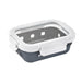 Combo boite rectangulaire en verre+couv transparent+protection silicone 14,5 cm x 10,5 cm H 4,7 cm - 24 unités