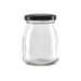 Puddingbecher aus Glas mit schwarzem Eisenverschluss - 200 ml - Ø 6 cm - H 9,1 cm - 30 Stück
