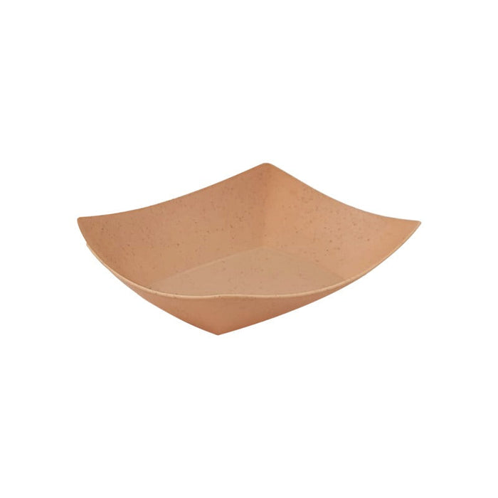 Barquette Bateau kraft réutilisable 16 cm x 12 cm H 3 cm - 10 unités
