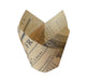 Caissette de cuisson papier tulipe brun imprimé Journal "Newsie" - Ø 6 cm - 12 unités