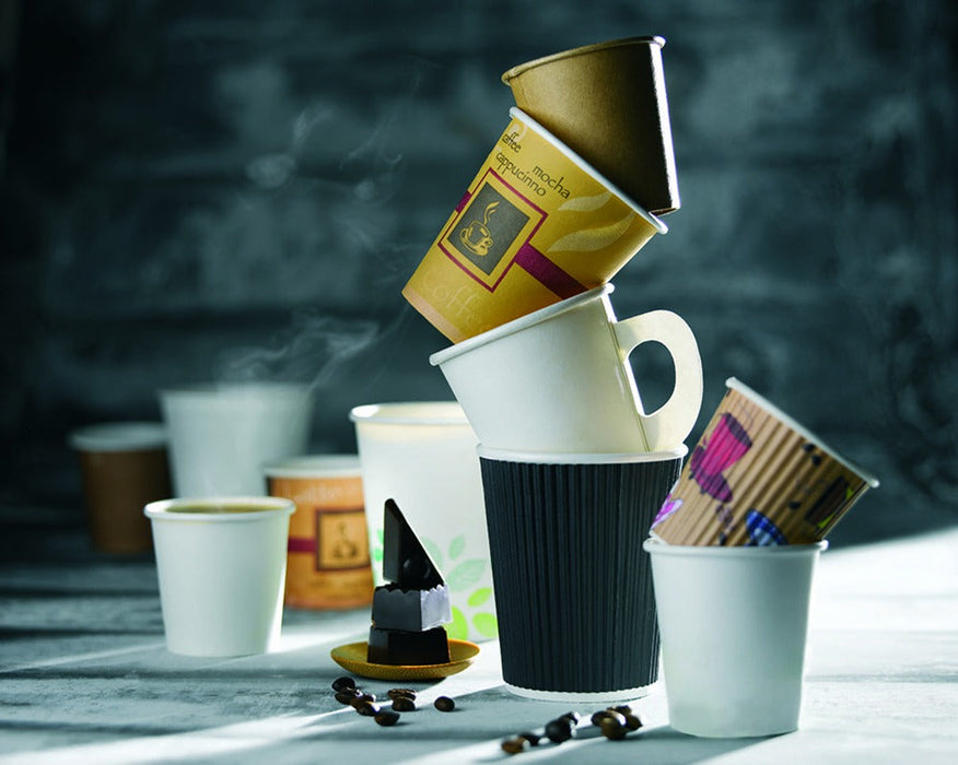 Gobelet carton PLA "Nature Cup" - 340 ml - Ø 9 cm - H 10,8 cm - 6 unités
