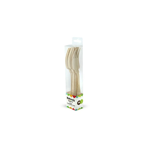 Fourchette 19,3 cm bois "Baroc Timber" - 12 unités