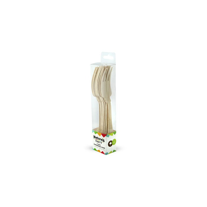 Fourchette 19,3 cm bois "Baroc Timber" - 12 unités