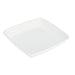 Saladier carré blanc en pulpe sans couvercle - 1000 ml - 23,5 cm x 23,5 cm - H 2,8 cm - 25 unités