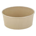 Saladier rond Buckaty en carton brun fibre de bambou  H50mm 580ml